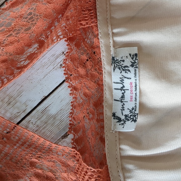 Free People Pink and Orange Midi Dress - Picture 13 of 15